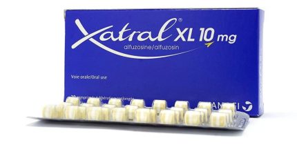 Xatral XL 10 mg uzatılmış salımlı alfuzosin – BPH semptomlarında kullanılan 30 tablet ambalajı