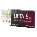 "Lifta 5 mg, 14 Tablet - Orijinal ve Faturalı Ürün. Erektil disfonksiyon tedavisinde etkili çözüm. Hızlı ve güvenli teslimat."