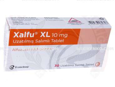 Xalfu XL 10 mg uzatılmış salımlı tablet kutu görseli